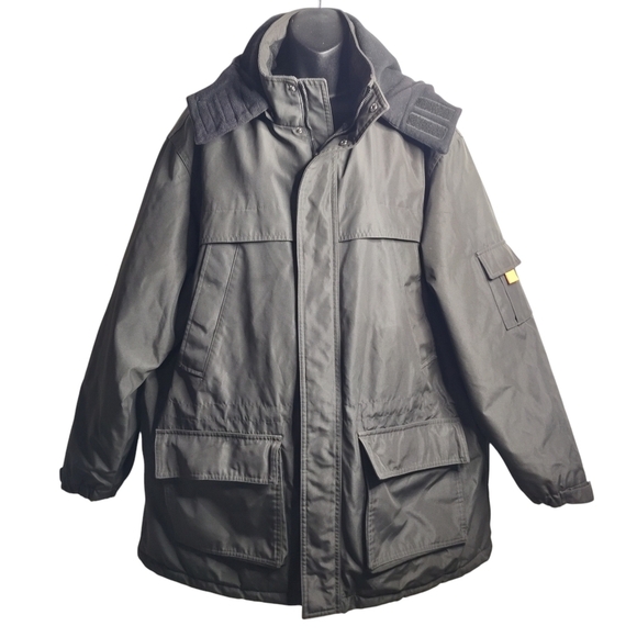 Sonoma Other - Sonoma Men's Gray Removable Hooded Fleece Lined Parka Jacket Size L